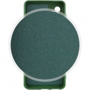 Чохол TPU GETMAN Liquid Silk Full Camera для Samsung Galaxy M23 5G Зелений / Dark green