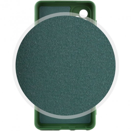 Чохол TPU GETMAN Liquid Silk Full Camera для Samsung Galaxy M23 5G Зелений / Dark green - зображення 2 