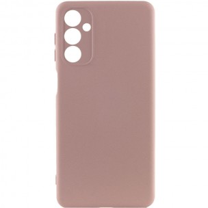 Чехол TPU GETMAN Liquid Silk Full Camera для Samsung Galaxy M23 5G Розовый / Pink Sand