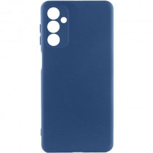 Чехол TPU GETMAN Liquid Silk Full Camera для Samsung Galaxy M23 5G Синий / Navy Blue