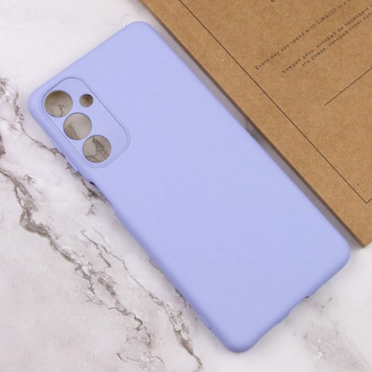 Чохол TPU GETMAN Liquid Silk Full Camera для Samsung Galaxy M23 5G Бузковий / Dasheen - зображення 3 