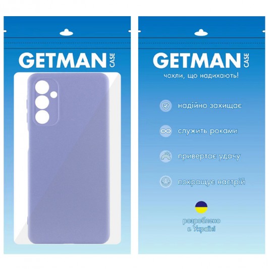 Чохол TPU GETMAN Liquid Silk Full Camera для Samsung Galaxy M23 5G Бузковий / Dasheen - зображення 4 