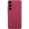 Чохол TPU GETMAN Liquid Silk Full Camera для Samsung Galaxy S23 Бордовий / Marsala