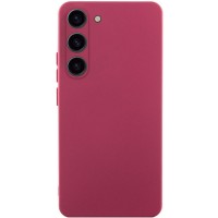 Чохол TPU GETMAN Liquid Silk Full Camera для Samsung Galaxy S23 Бордовий / Marsala