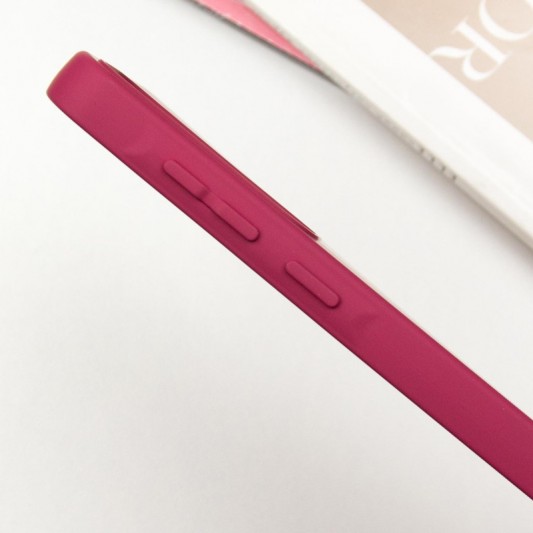 Чехол TPU GETMAN Liquid Silk Full Camera для Samsung Galaxy S23 Бордовый / Marsala - изображение 3