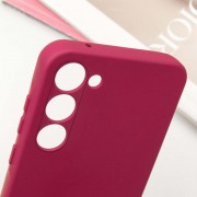 Чехол TPU GETMAN Liquid Silk Full Camera для Samsung Galaxy S23 Бордовый / Marsala
