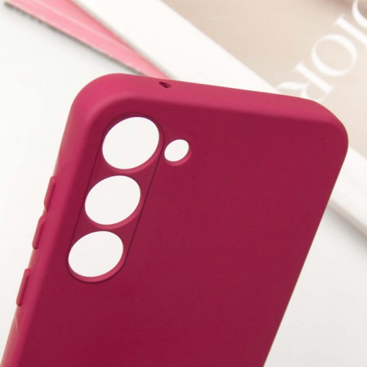 Чехол TPU GETMAN Liquid Silk Full Camera для Samsung Galaxy S23 Бордовый / Marsala - изображение 4