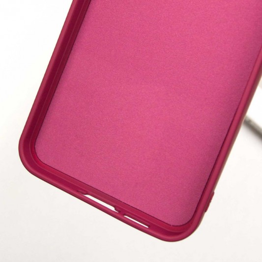 Чехол TPU GETMAN Liquid Silk Full Camera для Samsung Galaxy S23 Бордовый / Marsala - изображение 6