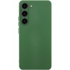 Чохол TPU GETMAN Liquid Silk Full Camera для Samsung Galaxy S23 Зелений / Dark green