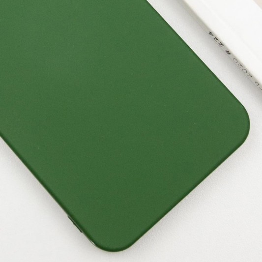 Чехол TPU GETMAN Liquid Silk Full Camera для Samsung Galaxy S23 Зеленый / Dark green - изображение 1