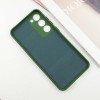 Чохол TPU GETMAN Liquid Silk Full Camera для Samsung Galaxy S23 Зелений / Dark green