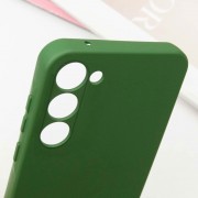 Чехол TPU GETMAN Liquid Silk Full Camera для Samsung Galaxy S23 Зеленый / Dark green