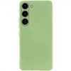 Чехол TPU GETMAN Liquid Silk Full Camera для Samsung Galaxy S23 Зеленый / Pistachio