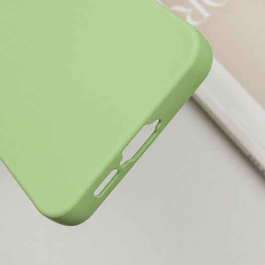 Чехол TPU GETMAN Liquid Silk Full Camera для Samsung Galaxy S23 Зеленый / Pistachio - изображение 5