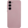 Чохол TPU GETMAN Liquid Silk Full Camera для Samsung Galaxy S23 Рожевий / Pink Sand