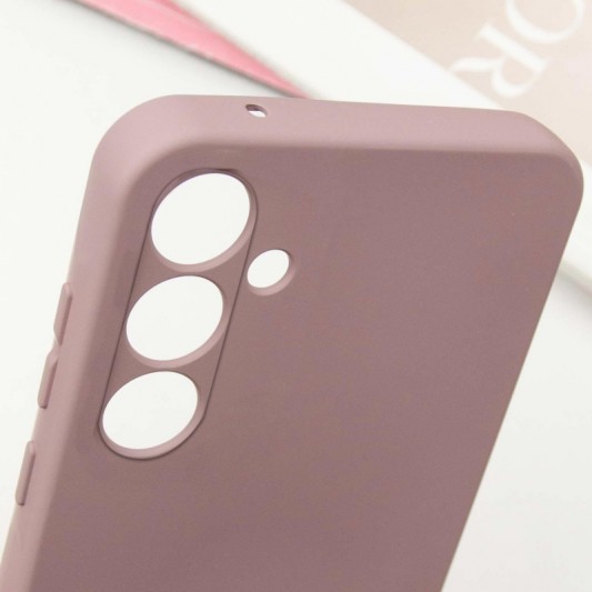 Чохол TPU GETMAN Liquid Silk Full Camera для Samsung Galaxy S23 Рожевий / Pink Sand - зображення 4 