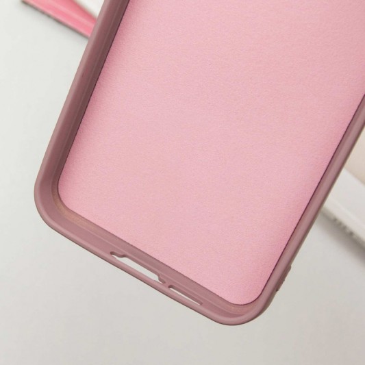 Чохол TPU GETMAN Liquid Silk Full Camera для Samsung Galaxy S23 Рожевий / Pink Sand - зображення 6 