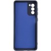 Чохол TPU GETMAN Liquid Silk Full Camera для Samsung Galaxy S23 Синій / Midnight Blue