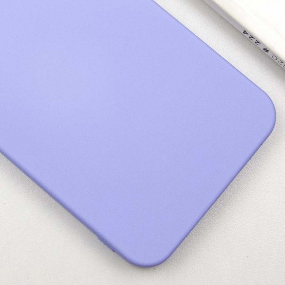 Чехол TPU GETMAN Liquid Silk Full Camera для Samsung Galaxy S23 Сиреневый / Dasheen