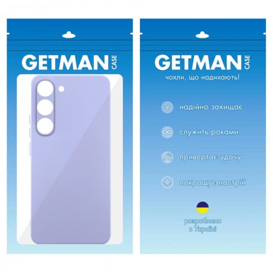 Чехол TPU GETMAN Liquid Silk Full Camera для Samsung Galaxy S23 Сиреневый / Dasheen - изображение 4