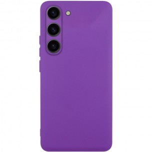 Чехол TPU GETMAN Liquid Silk Full Camera для Samsung Galaxy S23 Фиолетовый / Purple Чехол TPU GETMAN Liquid Silk Full Camera для Samsung Galaxy S23 Фиолетовый / Purple