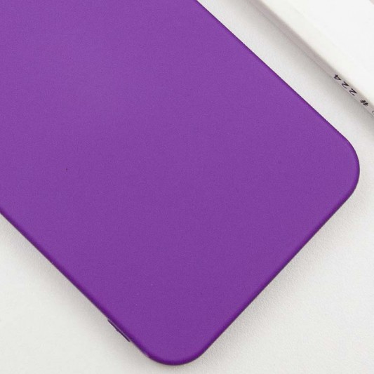 Чехол TPU GETMAN Liquid Silk Full Camera для Samsung Galaxy S23 Фиолетовый / Purple - изображение 1