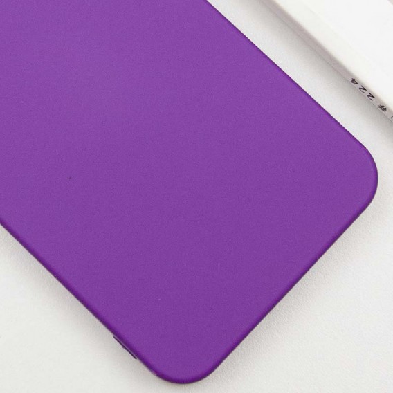 Чехол TPU GETMAN Liquid Silk Full Camera для Samsung Galaxy S23 Фиолетовый / Purple