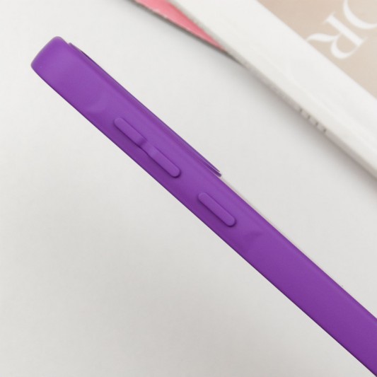 Чехол TPU GETMAN Liquid Silk Full Camera для Samsung Galaxy S23 Фиолетовый / Purple - изображение 3