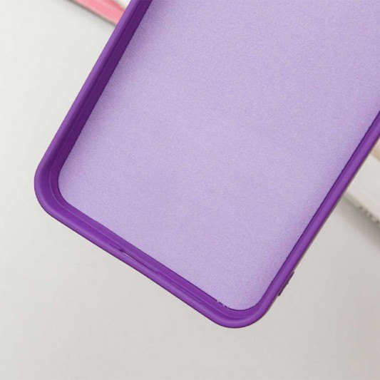 Чехол TPU GETMAN Liquid Silk Full Camera для Samsung Galaxy S23 Фиолетовый / Purple - изображение 5