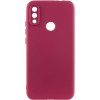 Чехол TPU GETMAN Liquid Silk Full Camera для Xiaomi Redmi Note 7 / Note 7 Pro / Note 7s Бордовый / Marsala