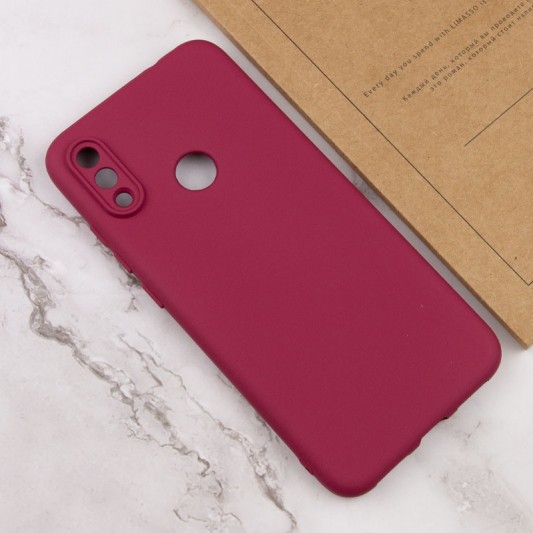 Чохол TPU GETMAN Liquid Silk Full Camera для Xiaomi Redmi Note 7 / Note 7 Pro / Note 7s Бордовий / Marsala - зображення 3 