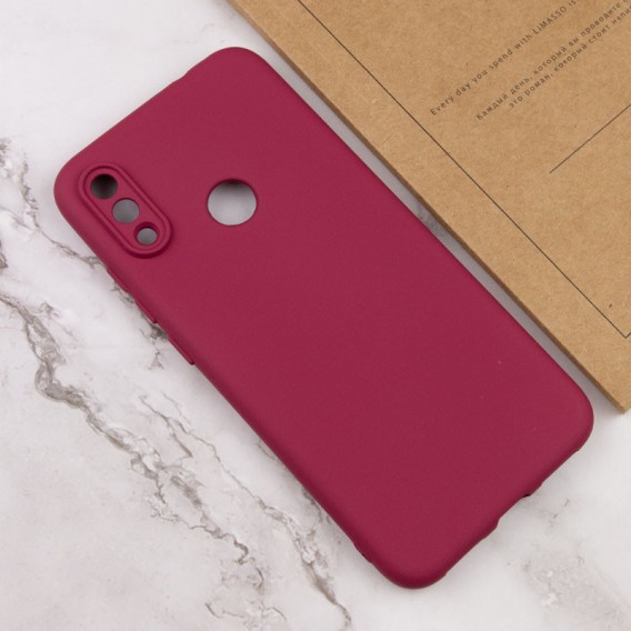 Чохол TPU GETMAN Liquid Silk Full Camera для Xiaomi Redmi Note 7 / Note 7 Pro / Note 7s Бордовий / Marsala