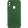 Чехол TPU GETMAN Liquid Silk Full Camera для Xiaomi Redmi Note 7 / Note 7 Pro / Note 7s Зеленый / Dark green