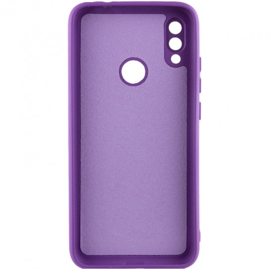 Чохол TPU GETMAN Liquid Silk Full Camera для Xiaomi Redmi Note 7 / Note 7 Pro / Note 7s Фіолетовий / Purple - зображення 1 