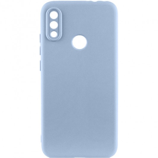 Чехол TPU GETMAN Liquid Silk Full Camera для Xiaomi Redmi Note 7 / Note 7 Pro / Note 7s Голубой / Lilac Blue