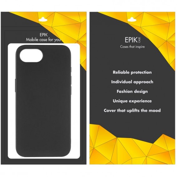 Чохол TPU Epik Black для Apple iPhone 16e / 17e (6.1") Чорний