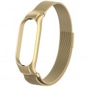 Ремінець Milanese Loop Design для Xiaomi Mi Band 7 Vintage gold