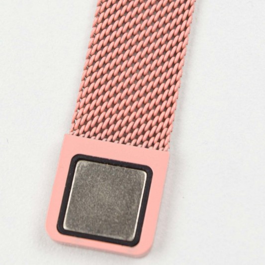 Ремінець Milanese Loop Design для Xiaomi Mi Band 7 Peach - зображення 2 