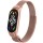 Ремінець Milanese Loop Design для Xiaomi Mi Band 7 Rose Pink