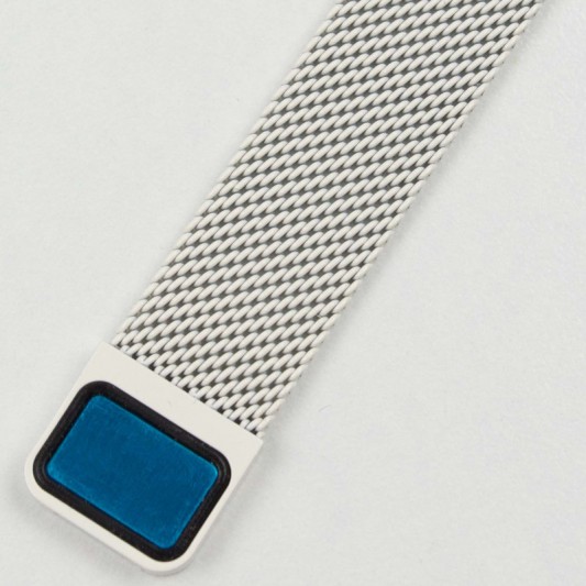 Ремінець Milanese Loop Design для Xiaomi Mi Band 7 White - зображення 3 