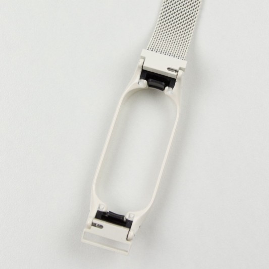 Ремінець Milanese Loop Design для Xiaomi Mi Band 7 White - зображення 5 