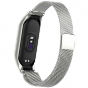 Ремінець Milanese Loop Design для Xiaomi Mi Band 7 Silver