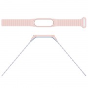 Ремінець Dual-color Magnetic для Xiaomi Mi Band 7/6/5/4/3 Light Pink / Lilac Blue