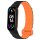 Ремінець Dual-color Magnetic для Xiaomi Mi Band 9/8 Black / Orange
