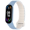 Ремінець Dual-color Magnetic для Xiaomi Mi Band 9/8 Lilac Blue / White