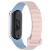 Ремінець Dual-color Magnetic для Xiaomi Mi Band 9/8 Light Pink / Lilac Blue