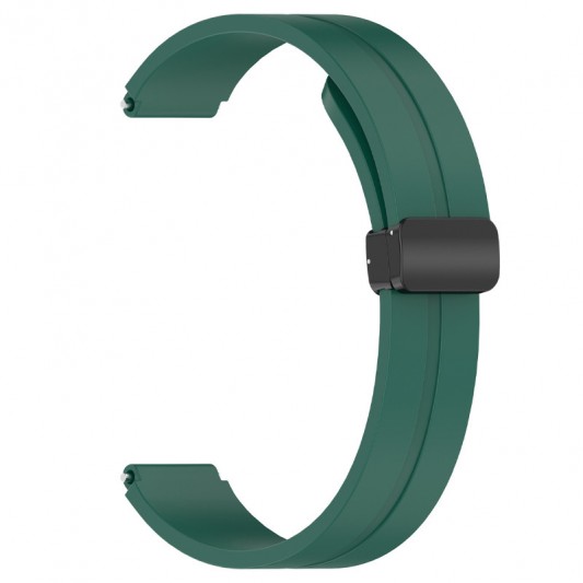 Ремешок Line Magnetic для Xiaomi Mi Band 9/8 Зеленый / Green - изображение 1
