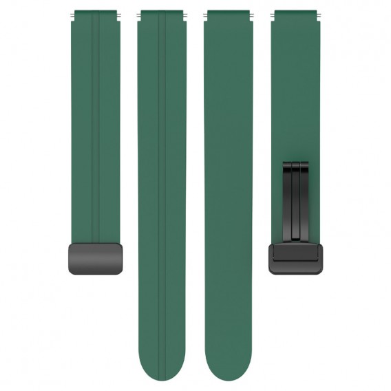 Ремінець Line Magnetic для Xiaomi Mi Band 9/8 Зелений / Green