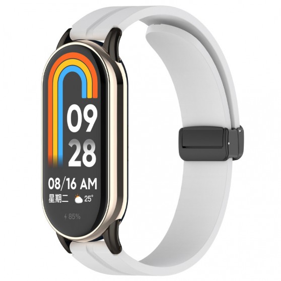 Ремінець Line Magnetic для Xiaomi Mi Band 9/8 Сірий / Gray