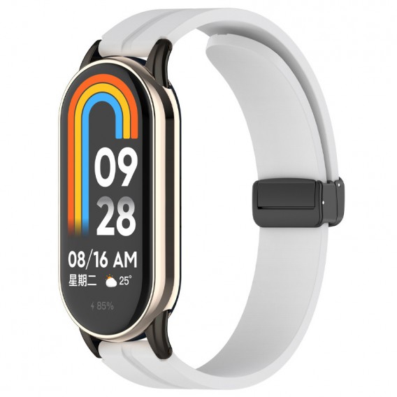 Ремінець Line Magnetic для Xiaomi Mi Band 9/8 Сірий / Gray